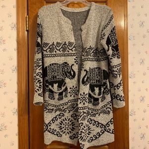 Elephant cardigan size S/M